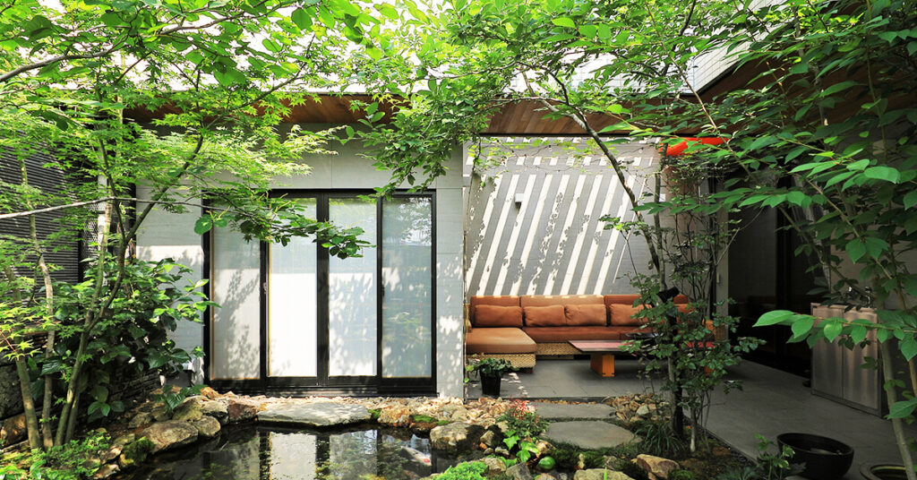 บ้านและสวนสไตล์ญี่ปุ่น สวยมีมิติ